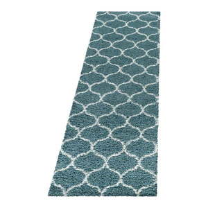 Modrý behúň 80x250 cm Salsa – Ayyildiz Carpets vyobraziť