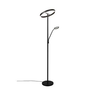 Čierna LED stojacia lampa (výška 180 cm) Willis – Trio vyobraziť