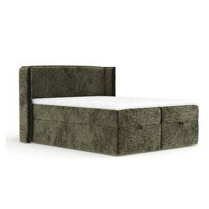 Tmavozelená boxspring posteľ s úložným priestorom 180x200 cm Passion – Maison de Rêve vyobraziť