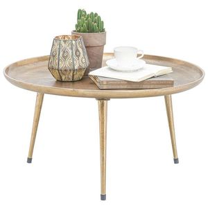 Ambia Home KONFERENČNÝ STOLÍK, zlatá, kov, 75/75/40 cm vyobraziť