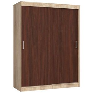 Šatní skříň CLP Mono 150 cm dub sonoma/wenge vyobraziť