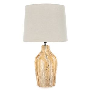 ArtFir Stolná lampa GAVIN 01 | béžová/zlatá 34 x 59 cm vyobraziť