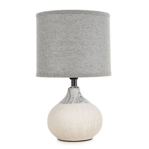 ArtFir Stolná lampa AMIRI 02 | krémová/sivá 18 x 32 cm vyobraziť