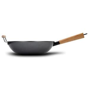 Kantonský Wok 35 cm z uhlíkovej ocele 10-166-014 vyobraziť