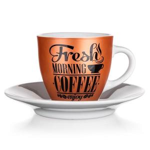 Šálka s tanierikom Fresh Morning Coffee 90 ml 60325051 vyobraziť