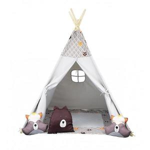 Teepee líška s vankúšmi vyobraziť