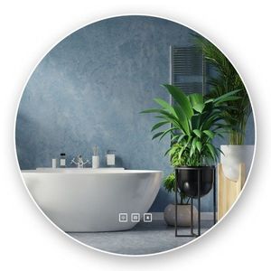 Tutumi - Zrkadlo LED 80cm ROUND BLUETOOTH HOM-06528 vyobraziť