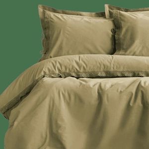 Exkluzívne popelínové obliečky TONKA OLIVE 200x220 / 4*50x70 cm. vyobraziť