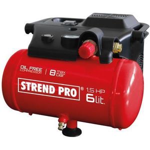 Kompresor Strend Pro BOF1506, bezolejový, 1, 1 kW, 6 lit. vyobraziť