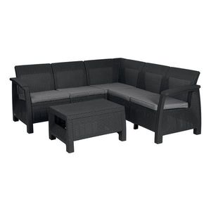 KETER /227816/ CORFU RELAX ZAHRADNY SET ANTRACIT + GREY vyobraziť