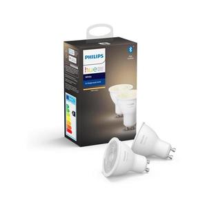 Philips Hue White žiarovky GU10 5.2W 400lm 2-set 2700K Bluetooth 871869962931100 vyobraziť