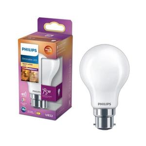 Philips LED Stmievateľná žiarovka Philips Warm Glow B22/7, 2W/230V 2200-2700K CRI 90 vyobraziť