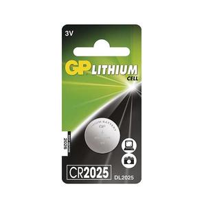 Lithiová batéria gombíková CR2025 GP LITHIUM 3V/170 mAh vyobraziť