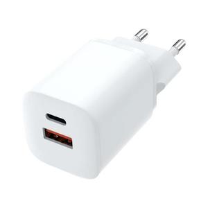 DC75 - Rychlonabíjací adaptér Power Delivery 1xUSB-A + 1xUSB-C 33W biela vyobraziť