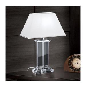 Orion Orion LA 4-1202 - Krištáľová stolná lampa VERONIQUE 1xE27/60W/230V biela/chróm vyobraziť