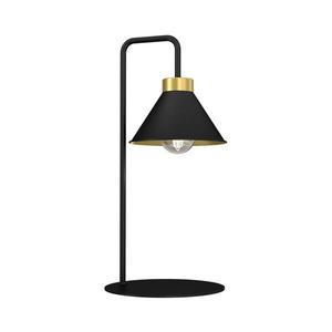 Stolná lampa DEMET 1xE27/15W/230V čierna/zlatá vyobraziť