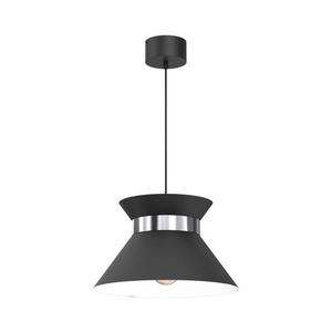 Luster na lanku NORGE 1xE27/15W/230V čierna/chróm vyobraziť