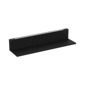 Nástenná polica s LED osvetlením SHELF 10x60 cm čierna vyobraziť