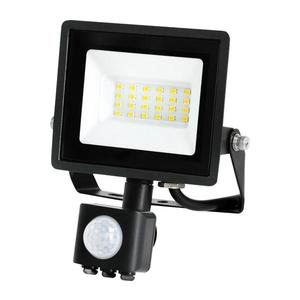 LED Vonkajší reflektor so senzorom LED/20W/230V IP44 6500K čierna vyobraziť