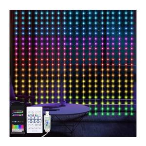 LED RGB Stmievateľný vianočný záves WIZARD 400xLED/USB 2x2m + diaľkové ovládanie vyobraziť