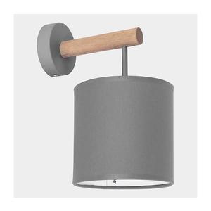 Nástenná lampa DEVA 1xE27/15W/230V šedá/drevo vyobraziť