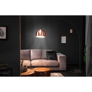 Stojaca lampa BANGUI 170 - 210 cm Dekorhome Měděná / černá vyobraziť