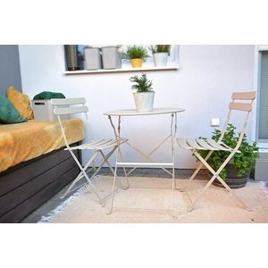 Záhradné bistro set 3 ks Rojaplast Béžová vyobraziť