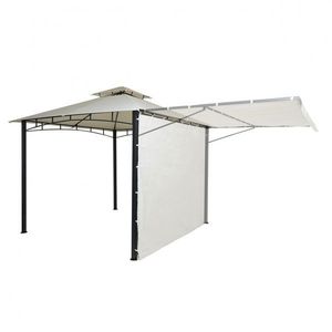 Pergola so sťahovacou strechou 2, 5x2, 5 m Béžová vyobraziť