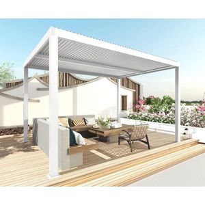 Bioklimatická záhradná pergola L46 3x3 m Bílá vyobraziť