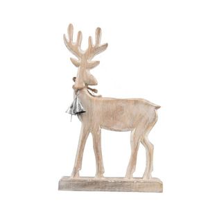 4Home Dekorácia z mangového dreva Nordic Reindeer, 33 cm vyobraziť