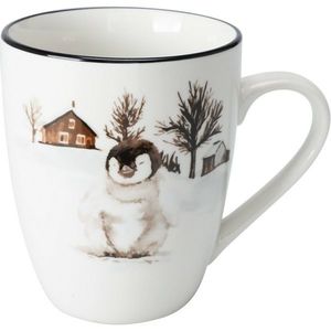 Porcelánový hrnček Winter Penguin, 320 ml vyobraziť