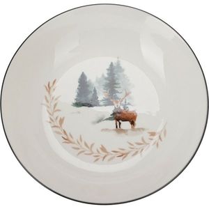 Porcelánový hlboký tanier Winter Deer, 20 x 4, 5 cm vyobraziť