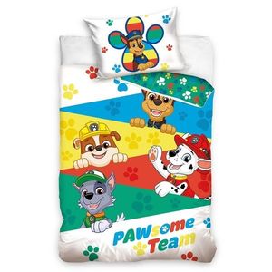 Carbotex Detské bavlnené obliečky Labková patrola Pawsome Team, 100 x 135 cm, 40 x 60 cm, 40 x 40 cm vyobraziť