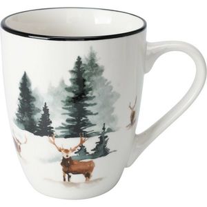 Porcelánový hrnček Winter Deer, 320 ml vyobraziť