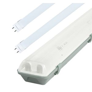 LED Solution Žiarivkové teleso 150cm IP65 + 2x LED trubice 24W 160lm/W Premium 191442_191330 vyobraziť