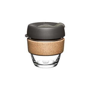 Čierno-hnedý cestovný hrnček 227 ml Brew Cork Nitro S – KeepCup vyobraziť