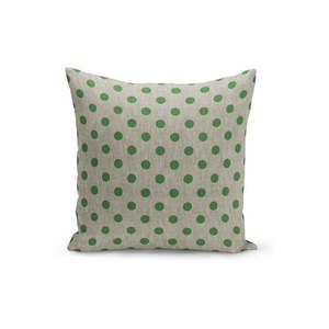 Vankúš s výplňou Kate Louise Dotty Green, 43 x 43 cm vyobraziť