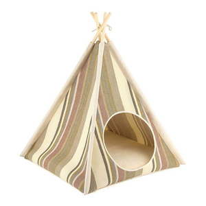 Béžový teepee stan pre domáceho miláčika 63x63 cm Cozy Cove Seacost – P.L.A.Y. vyobraziť