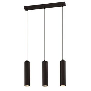 Candellux Čierny závesný luster Tubo pre žiarovku 3x GU10 33-79091 vyobraziť