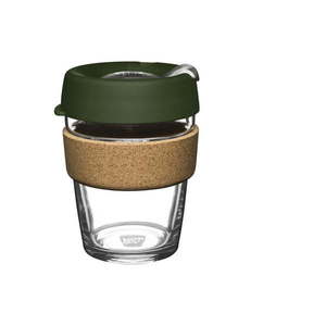 Zelený cestovný hrnček 340 ml Brew Cork Pine M – KeepCup vyobraziť