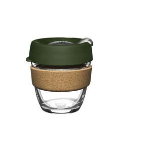 Zelený cestovný hrnček 227 ml Brew Cork Pine S – KeepCup vyobraziť