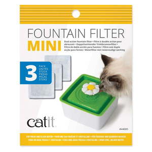 Filtre do vodnej fontány v súprave 3 ks pre mačku Catit Mini Flower – Plaček Pet Products vyobraziť