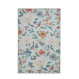 Modrý prateľný behúň 61x170 cm Pipa Floral – Catherine Lansfield vyobraziť