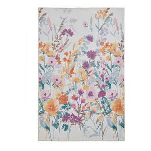 Žltý prateľný koberec 152x230 cm Country Floral – Catherine Lansfield vyobraziť