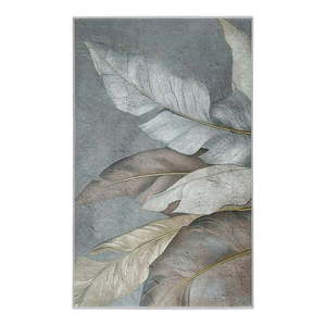 Zelený/sivý prateľný koberec 80x150 cm Dusty Leaves – Mila Home vyobraziť