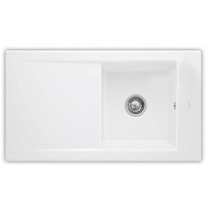 VILLEROY & BOCH VILLEROY & BOCH - Keramický drez Timeline 50 White alpin nástavný 900 x 510 bez excentra 330701R1 vyobraziť