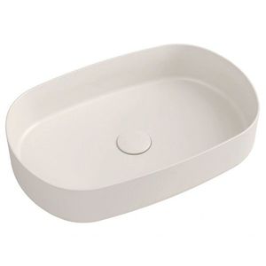 ISVEA - INFINITY OVAL keramické umývadlo na dosku, 55x36cm, Ivory 10NF65055-2K vyobraziť