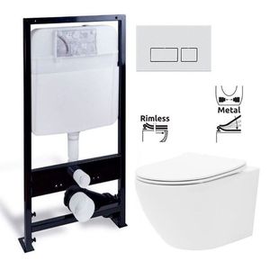 ZÁVĚSNÉ WC CARLO FLAT MINI (REA-C2760) vyobraziť