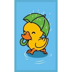 Bavlněná froté osuška DUCK 017 30x50 cm modrá vyobraziť