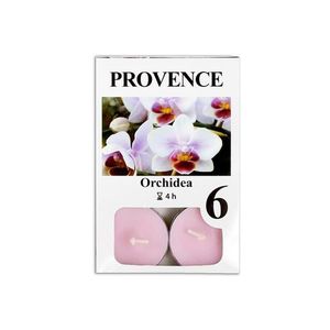 Čajová sviečka PROVENCE 6ks orchidea vyobraziť